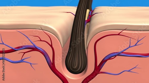 Hair Follicle Anatomy A Detailed Look at Skin & Blood Vessels