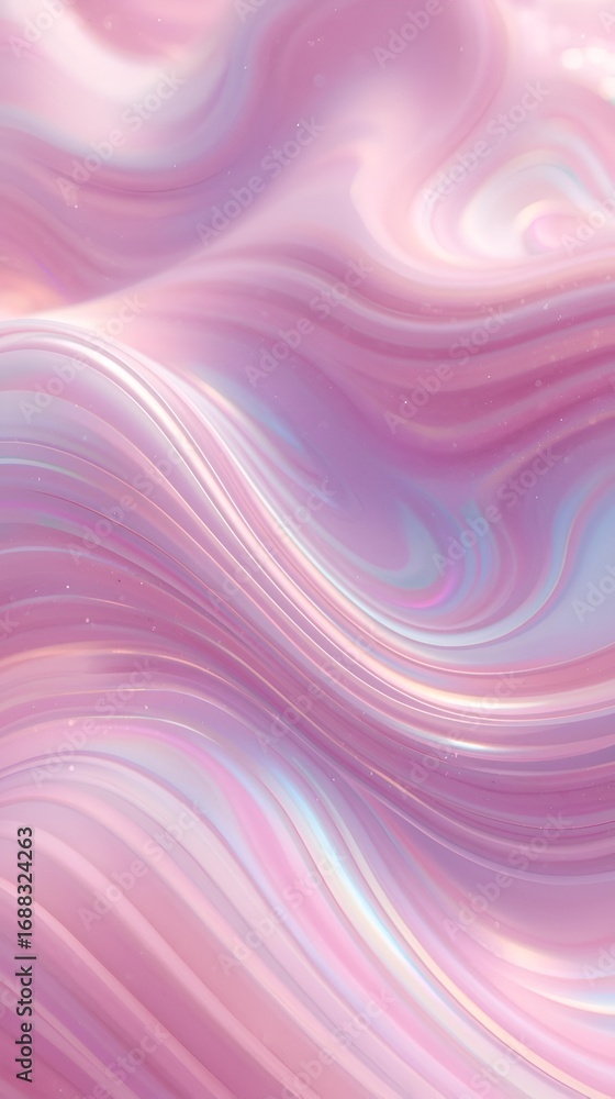 Fototapeta premium Abstract wavy background with pink lavender and white gradient colors and subtle highlights