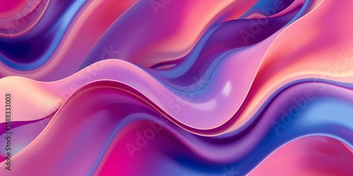 Abstract pink purple and blue liquid wave background 1024x512 pixels diverse
