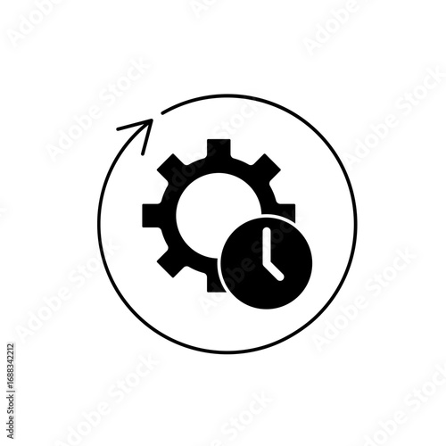 consistency icon outline editable stroke line drawing eps