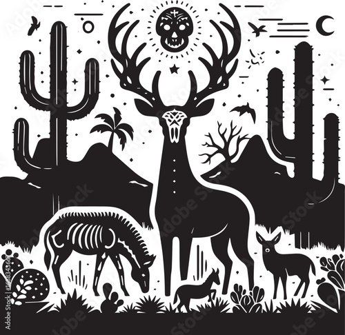 Animals Silhouettes Icons