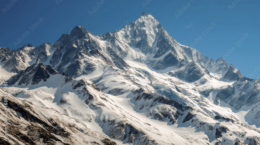 Obraz premium snow covered mountains in winter