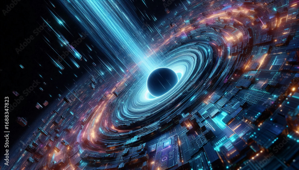 Obraz premium The Event Horizon Archives