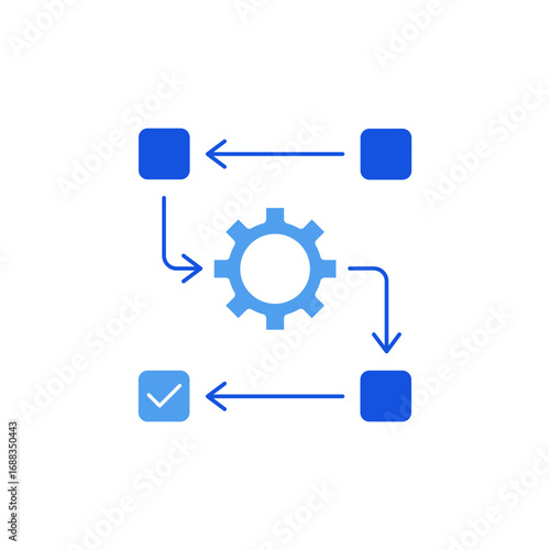 method icon outline editable stroke line drawing eps