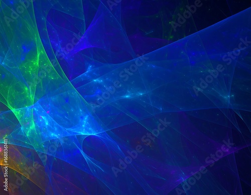 Abstract digital art with vibrant colors and flowing lines