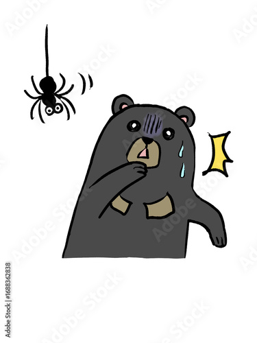 蜘蛛が怖いゆるマレーグマ