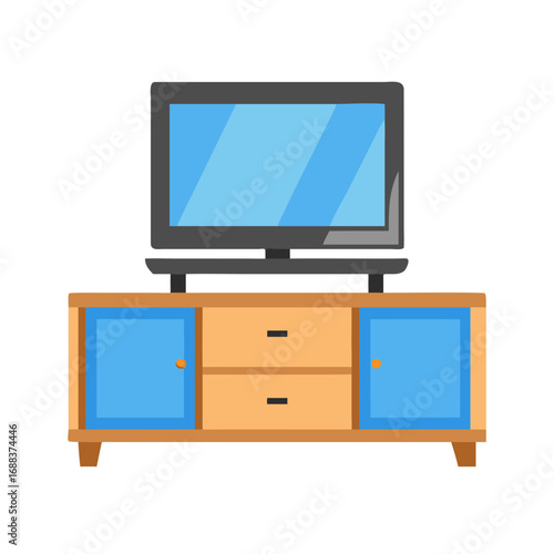 flat tv set