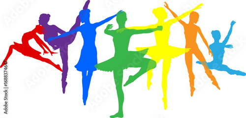 Ballet Dancer Silhouette Da...