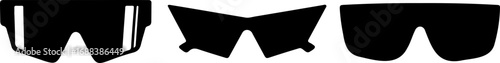 Stylish sunglasses collection showcasing fashion, summer vibes, and eyewear design concepts