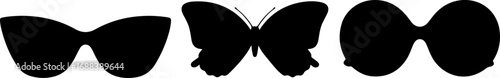 Elegant silhouettes of butterflies in flight, evoking freedom, beauty, and natural wonder
