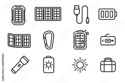 Battery charging sun carry bars solar carabiner bank power vector charger case