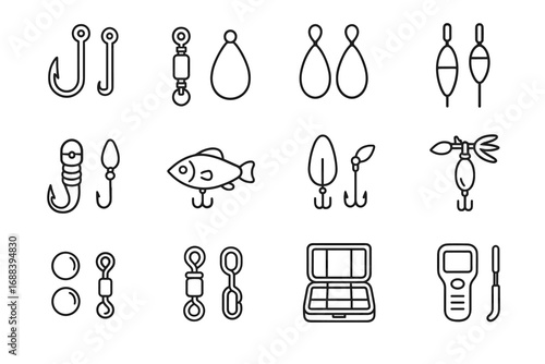 Wireless indoor sensor weather vector icon wind rainfall analog measurement logger icons