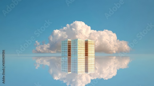 Corporate Real Estate and Idealism: Representing a perfect or aspirational headquarters, particularly a 