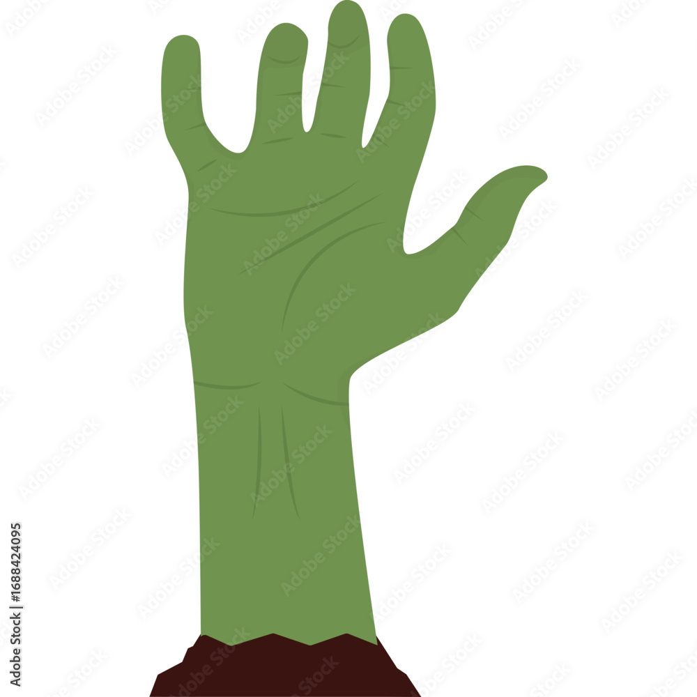 Obraz premium Zombie Hand Vector