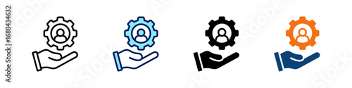 Stakeholder All In One Icon Multi Styles Vector Set