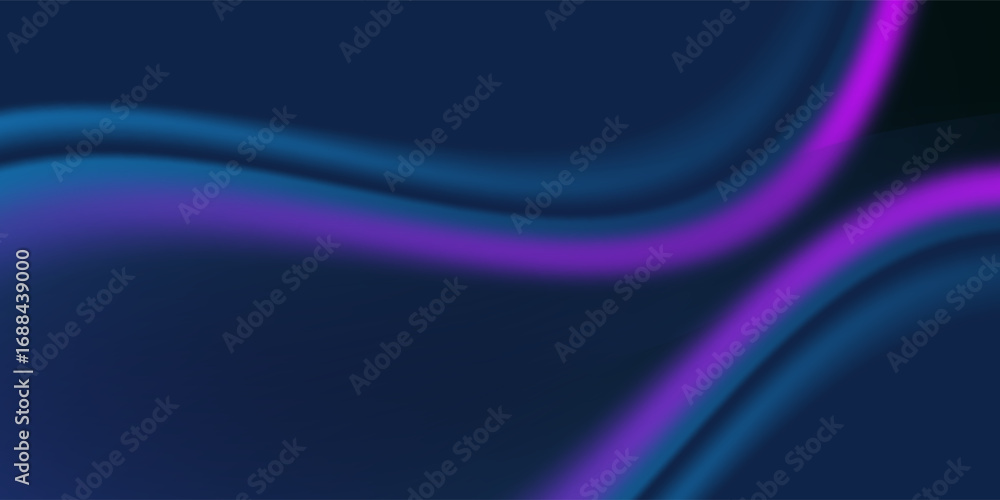 Fototapeta premium Attract Blue Line Movement, Abstract Wave Line, Light Technology Background, vecktor