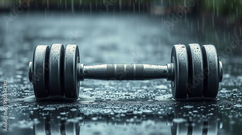 Rainy Day Workout Dumbbell.