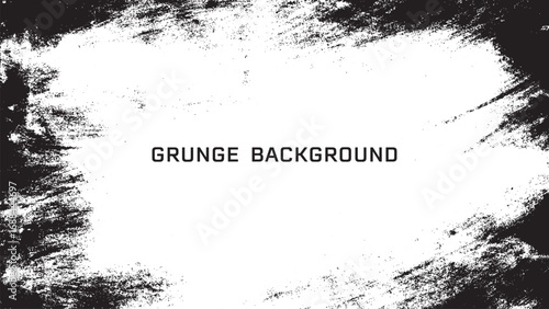 Grunge background black texture abstract distressed rough paint artistic dark vintage design creative dramatic expressive bold brushstroke modern
