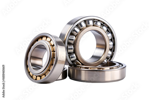 Set of three different sized bearings