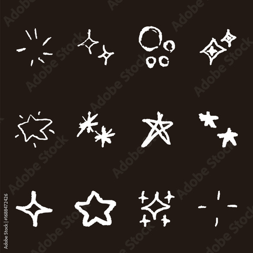 星　キラキラ　飾り　光