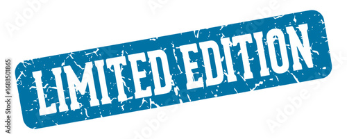 limited edition rectangular sign. limited edition stamp