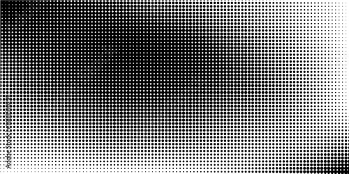 Grunge halftone gradient background. Faded grit noise texture. White and black sand wallpaper.