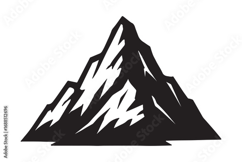 Abstract Mountain Peak Icon