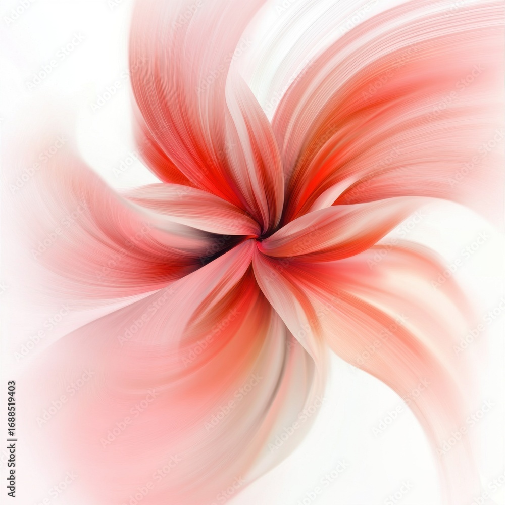 Fototapeta premium petal swirl effect PNG, soft motion blur