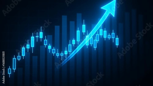 Wallpaper Mural Global Financial Market Trends Indicate Upward Movement in Stock Prices and Investment Opportunities Reflecting Economic Growth Torontodigital.ca