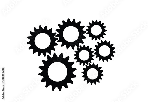 Interlocking gears symbolize collaboration, progress, and effective teamwork in business.