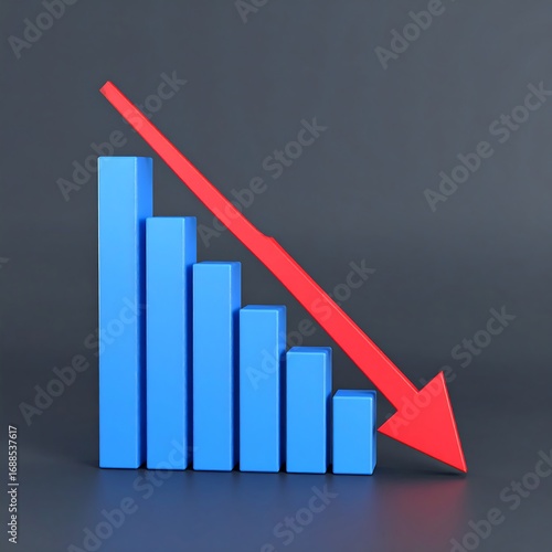Free Download Declining bar graph - GFXLoad