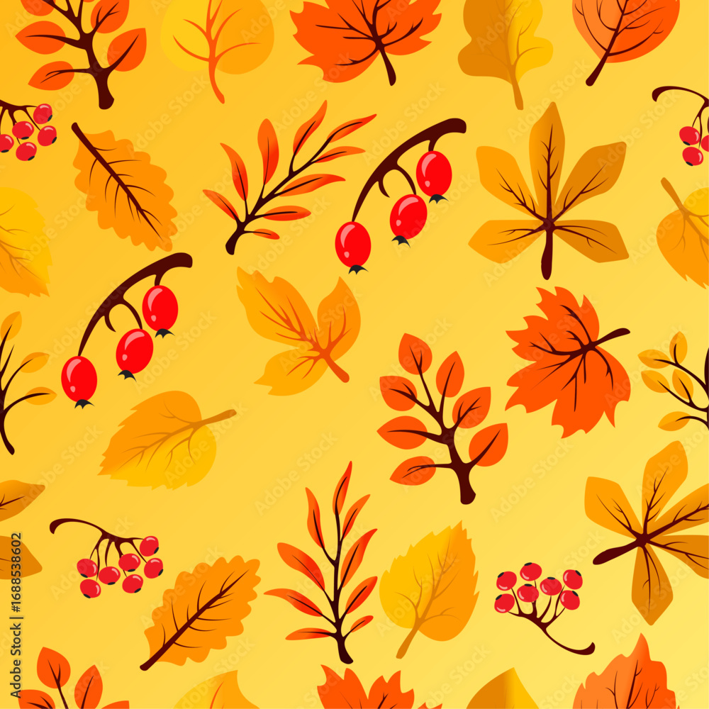Obraz premium Autumn pattern