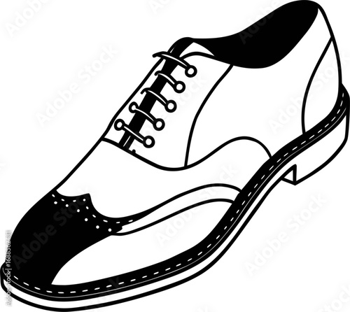 Men’s shoe outline vector icon, perfect for fashion branding, footwear logos, clothing store graphics, and modern lifestyle designs.