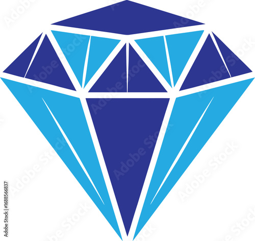 A vector illustration of a geometric, colorful diamond-patterned parasol