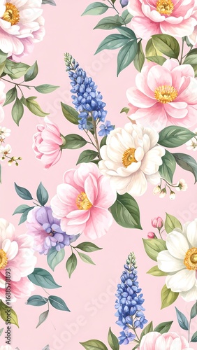 Delicate floral pattern