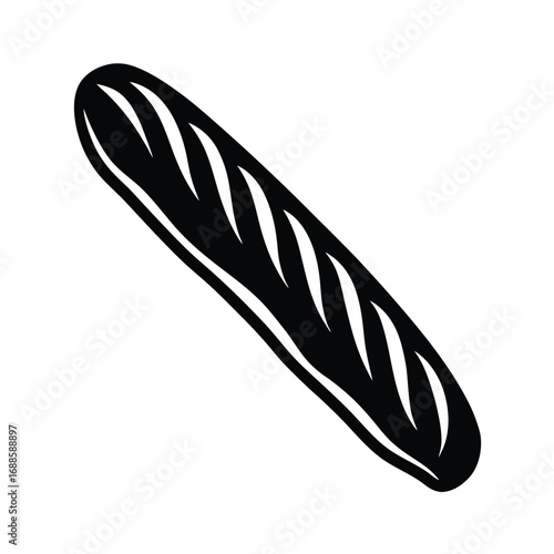 Baguette Icon Simple Design