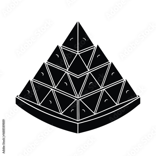 Baklava Pyramid Dessert Display