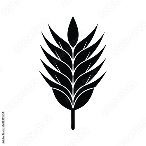 Barley Icon Flat Design
