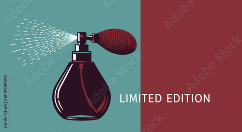 Limited Edition Perfume Bottle with Spray.