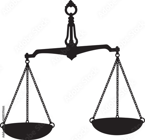 Scales of Justice Silhouette