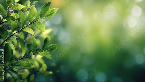 Lush greenery, vibrant leaves