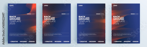 Modern abstract covers set, minimal covers design. Colorful geometric background, vector illustration.