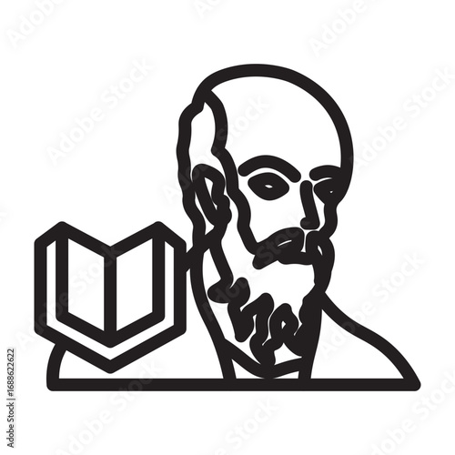 Saint Paul Vector Line Icon Design