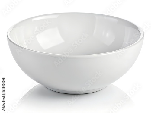 empty white bowl