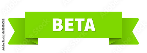 beta ribbon isolated on transparent background. beta ribbon