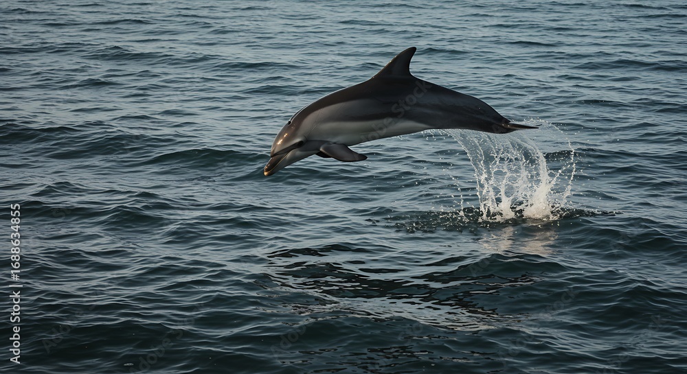 Fototapeta premium Ocean's Silver Leap