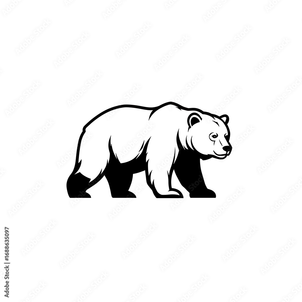 Fototapeta premium Silent Majesty in Ink