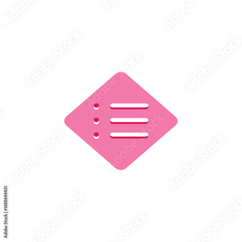 : menu icon flat design.