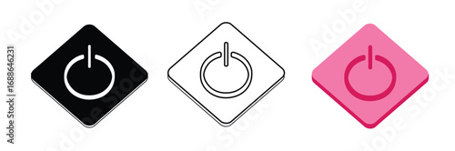  set of switch icon