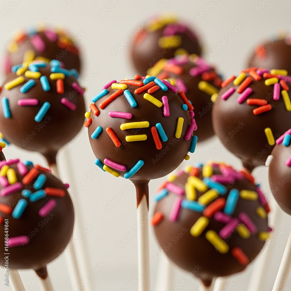 Obraz premium Chocolate Symphony in Sprinkles